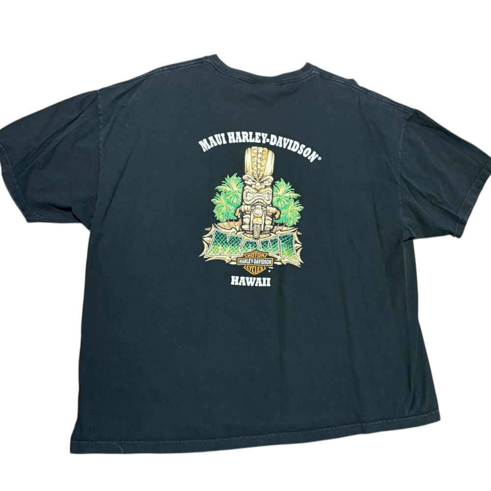 Harley-Davidson Maui Hawaii Men’s 3XL Black Short Sleeve Graphic T-Shirt
